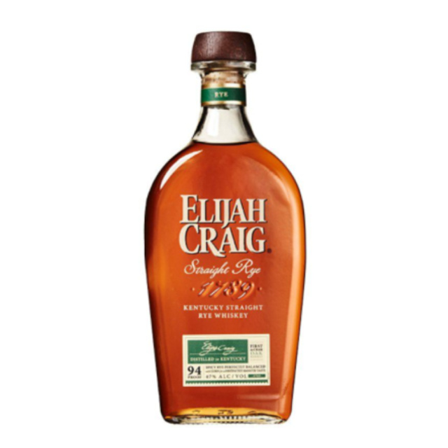 Elijah Craig Straight Rye Whiskey