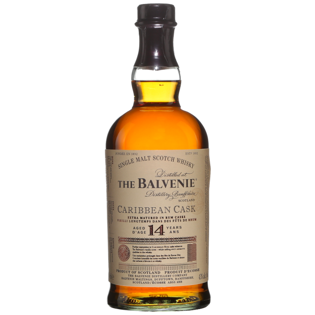 The Balvenie 14 Years Old Caribbean Cask Single Malt Scotch Whisky