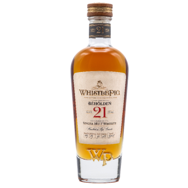 WHISTLEPIG Beholden 21 Year Old Single Malt American Whiskey